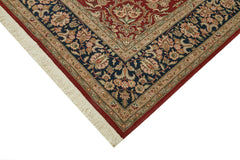 Tebriz Beige Classic Wool Cotton Handmade Rug 7'9'' x 9'11''