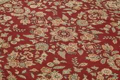 Tebriz Beige Classic Wool Cotton Handmade Rug 7'9'' x 9'11''