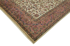 Tebriz Beige Classic Wool Cotton Handmade Rug 7'9'' x 9'6''