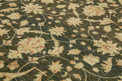 Tebriz Beige Classic Wool Cotton Handmade Rug 8'2'' x 10'0''