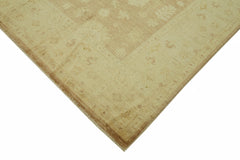 Tebriz Beige Classic Wool Cotton Handmade Rug 7'9'' x 9'9''