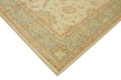 Tebriz Beige Classic Wool Cotton Handmade Rug 8'3'' x 10'1''