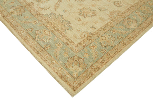 Tebriz Beige Classic Wool Cotton Handmade Rug 8'3'' x 10'1''