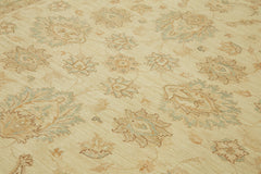 Tebriz Beige Classic Wool Cotton Handmade Rug 8'3'' x 10'1''