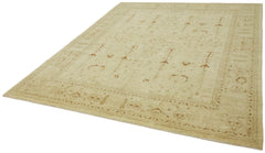 Tebriz Beige Classic Wool Cotton Handmade Rug 7'10'' x 10'0''