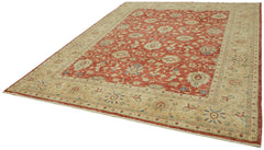 Tebriz Beige Classic Wool Cotton Handmade Rug 9'2'' x 11'6''