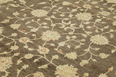 Tebriz Beige Classic Wool Cotton Handmade Rug 8'10'' x 11'6''