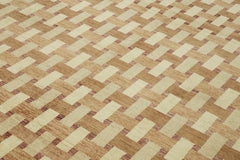 Tebriz Beige Classic Wool Cotton Handmade Rug 8'8'' x 11'8''