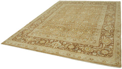 Tebriz Beige Classic Wool Cotton Handmade Rug 8'5'' x 11'5''