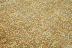 Tebriz Beige Classic Wool Cotton Handmade Rug 8'5'' x 11'5''