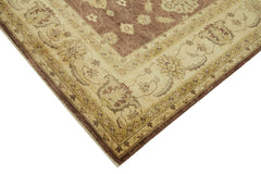 Tebriz Beige Classic Wool Cotton Handmade Rug 9'0'' x 12'6''