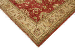 Tebriz Beige Classic Wool Cotton Handmade Rug 9'3'' x 11'10''