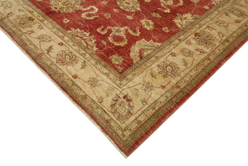 Tebriz Beige Classic Wool Cotton Handmade Rug 9'3'' x 11'10''