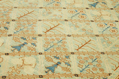 Tebriz Beige Classic Wool Cotton Handmade Rug 9'2'' x 11'10''