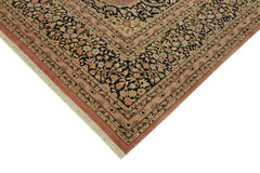 Tebriz Beige Classic Wool Cotton Handmade Rug 9'1'' x 12'0''