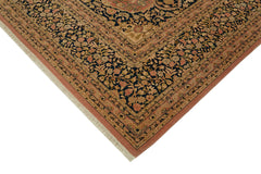 Tebriz Beige Classic Wool Cotton Handmade Rug 9'1'' x 12'1''