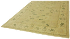 Tebriz Beige Classic Wool Cotton Handmade Rug 8'1'' x 9'10''