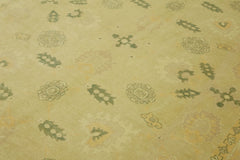 Tebriz Beige Classic Wool Cotton Handmade Rug 8'1'' x 9'10''