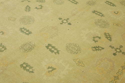 Tebriz Beige Classic Wool Cotton Handmade Rug 8'1'' x 9'10''