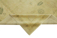 Tebriz Beige Classic Wool Cotton Handmade Rug 8'1'' x 9'10''