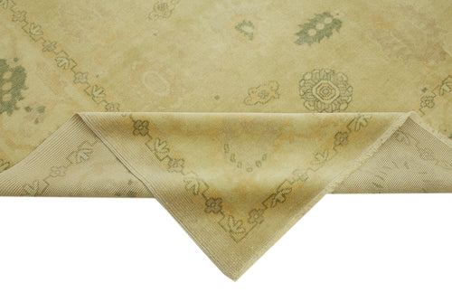 Tebriz Beige Classic Wool Cotton Handmade Rug 8'1'' x 9'10''