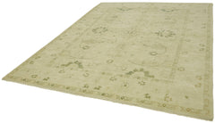 Tebriz Beige Classic Wool Cotton Handmade Rug 8'5'' x 10'3''