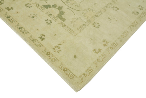 Tebriz Beige Classic Wool Cotton Handmade Rug 8'5'' x 10'3''