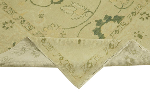 Tebriz Beige Classic Wool Cotton Handmade Rug 8'5'' x 10'3''