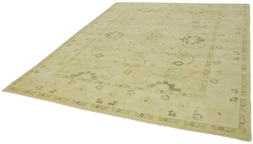 Tebriz Beige Classic Wool Cotton Handmade Rug 8'3'' x 10'2''