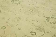 Tebriz Beige Classic Wool Cotton Handmade Rug 8'3'' x 10'2''