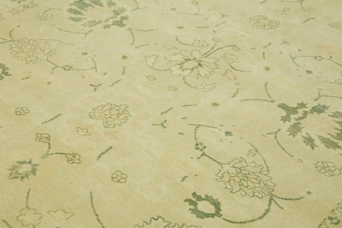 Tebriz Beige Classic Wool Cotton Handmade Rug 8'3'' x 10'2''