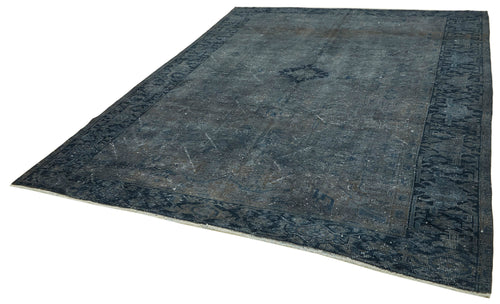 Persian Grey Classic Wool Cotton Handmade Rug 7'10'' x 10'2''