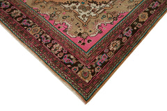 Persian Beige Classic Wool Cotton Handmade Rug 7'0'' x 10'4''