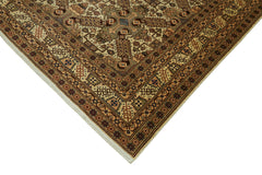 Persian Beige Classic Wool Cotton Handmade Rug 8'7'' x 13'1''