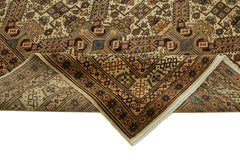 Persian Beige Classic Wool Cotton Handmade Rug 8'7'' x 13'1''