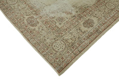 Persian Beige Classic Wool Cotton Handmade Rug 8'7'' x 11'10''