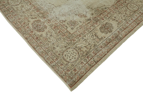 Persian Beige Classic Wool Cotton Handmade Rug 8'7'' x 11'10''