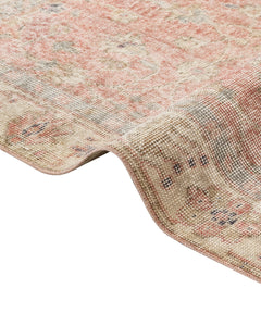 Handmade Wool Rug – Vintage Red Floral 10x6 Feet Cotton Wool Blend Carpet