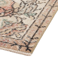 Handmade Wool Rug - Vintage Red Medallion 5'9" x 9'1" Cotton Blend Area Rug