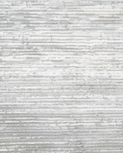 Modern Area Rug – Grey Machine Made Rug with Fringed Edges for Living Room