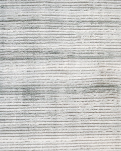 Modern Area Rug – Ornamental Grey Machine Made Acrylic Floor Covering with Fringed Edge