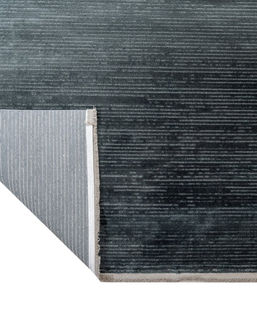 Blue Area Rug – Machine Made Rug with Fringed Edge | Durable Acrylic Carpet