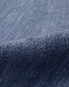 Axminster Machine Rug – Navy Blue Natural Viscose Floor Carpet Frame