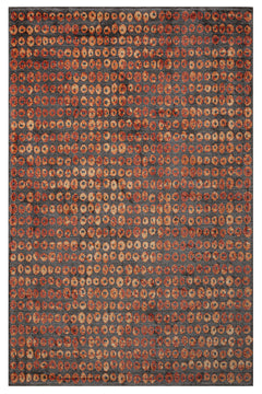 Natural Viscose Rug – 3S Red Modern Machine Made Axminster Carpet