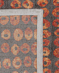 Natural Viscose Rug – 3S Red Modern Machine Made Axminster Carpet