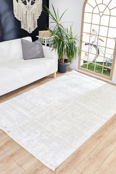 Modern Area Rug – Brown Machine Made Carpet for Living Room & Kitchen Floor