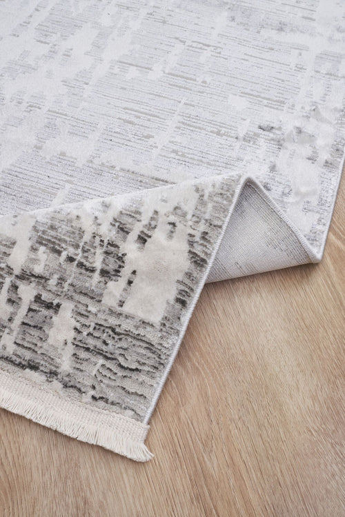 Modern Area Rug – Brown Machine Made Carpet for Living Room & Kitchen Floor