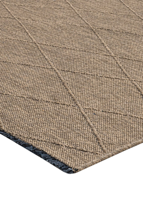 Cotton Kilim Rug – Geometric Woven Sole Rug with Fringed Edge, 5 mm Pile Height