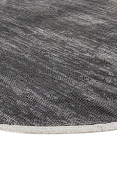 Microfiber Area Rug – Anthracite Degrade Cotton Base Machine Made Carpet