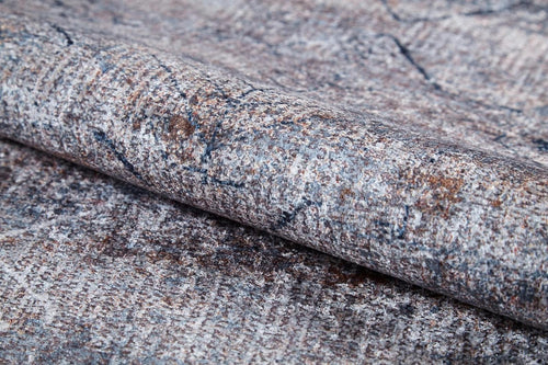 Modern Area Rug – Grey Digital Print Carpet | Antibacterial, Non Slip & Washable